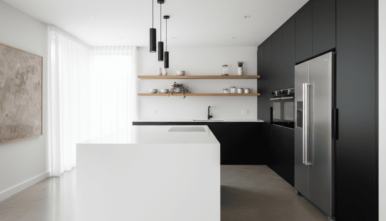 Custom kitchen remodeling with granite counters and new cabinetry